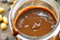 Homemade Dark Chocolate Snickerdoodle Peanut Butter