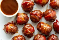Sweet & Smoky Bacon BBQ Turkey Meatballs
