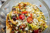 Sun-Drenched Mediterranean Zoodle Salad