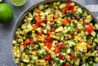 Smoky Zucchini Sweet Corn Fiesta Salad