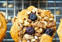 Blueberry Crumble Sour Cream Morning Muffins