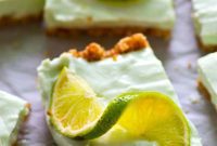 Zesty No-Bake Key Lime Cheesecake Bars