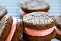 Raspberry Cheesecake Stuffed Chocolate Cookies