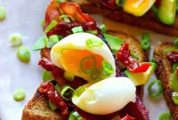 Soft Boiled Egg and Bacon Avocado Toast