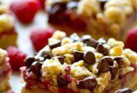 Decadent Dark Chocolate Raspberry Oat Bars