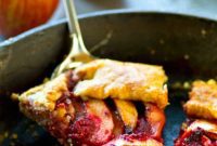 Sweet & Tart Skillet Apple Raspberry Galette