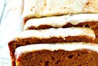 Nutty Brown Butter Pumpkin Loaf with Creamy Glaze