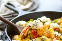 Crispy Pan-Fried Gnocchi with Smoky Corn, Burst Tomatoes & Herbed Ricotta