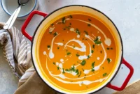 Sweet & Smoky Butternut Squash Soup with Coconut