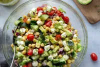 Creamy Italian Avocado Chickpea Salad