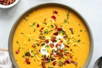 Ultimate Baked Sweet Potato Soup