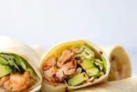 Sweet Heat Salmon Wrap