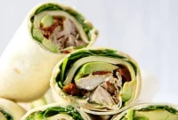 Mediterranean Turkey Hummus Wrap with Sun-Dried Tomatoes