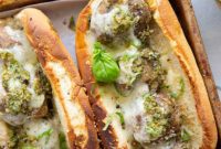 Artisan Havarti Pesto Meatball Sandwich