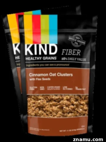Cinnamon-Oat Granola clusters, perfect for a quick breakfast or snack.