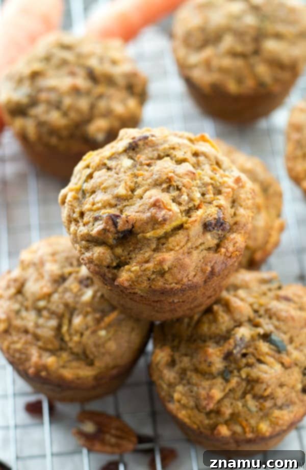 Morning Glory Muffin Perfection 3 Super-soft inside and loaded with all kinds of healthy goodness, these classic morning glory muffins are the best way to wake up! @WholeHeavenly