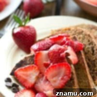 Mocha French Toast with Sun-Kissed Strawberry Compote 9 Mocha French Toast with Smashed Strawberry Sauce