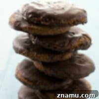 A plate of homemade Paleo Thin Mints.