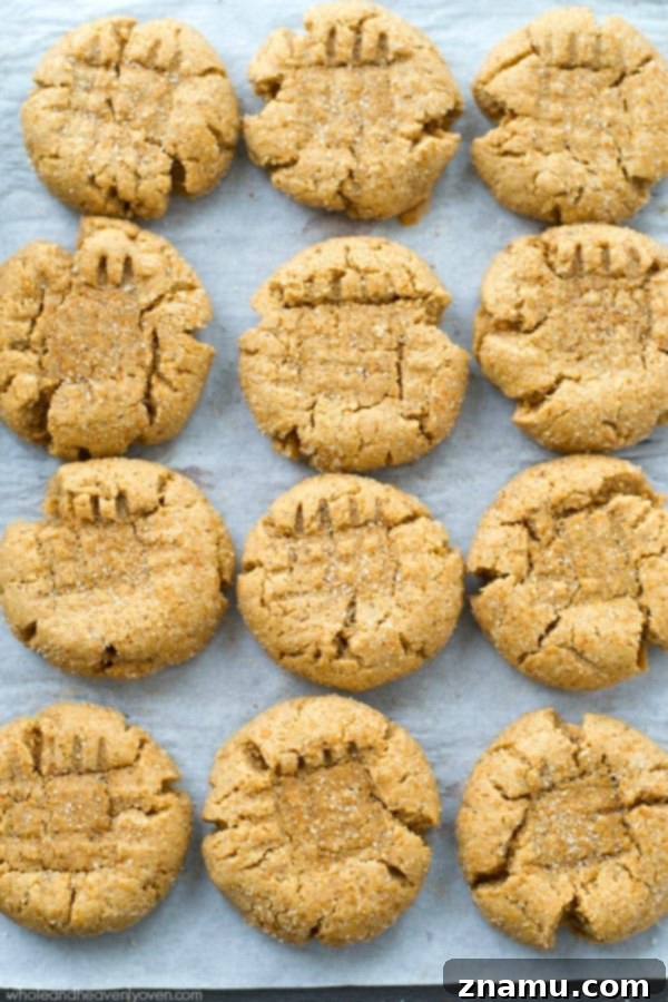 Toasted Butter Peanut Butter Sugar Cookies 11 A plate of golden browned butter peanut butter sugar cookies, ready to be enjoyed.