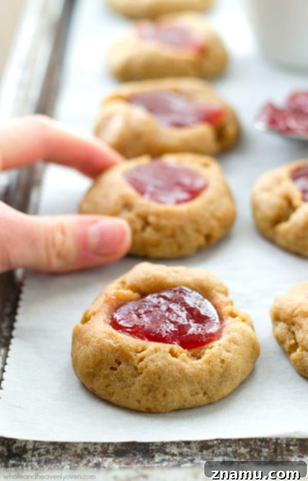 Buttery Shortbread Jam Impressions 7 A delightful array of jam shortbread thumbprint cookies, ideal for sharing or indulging alone.