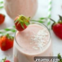 Strawberry Piña Colada Protein Smoothie