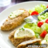 Crispy Lemon-Garlic Breaded Chicken Tenders