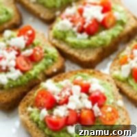 Aegean Avocado Toast with Tomato Pearls 9 Greek Avocado Toast with Cherry Tomatoes