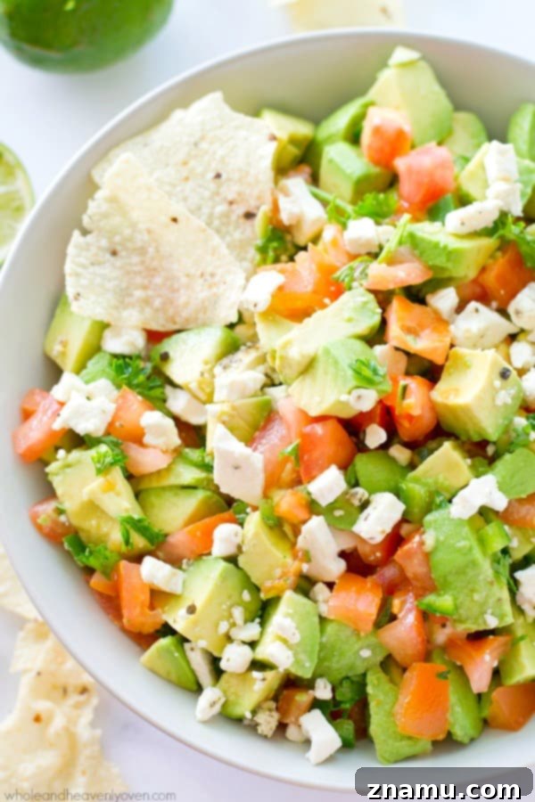 Robust Mediterranean Guacamole 3 Freshly prepared Greek Guacamole with colorful ingredients