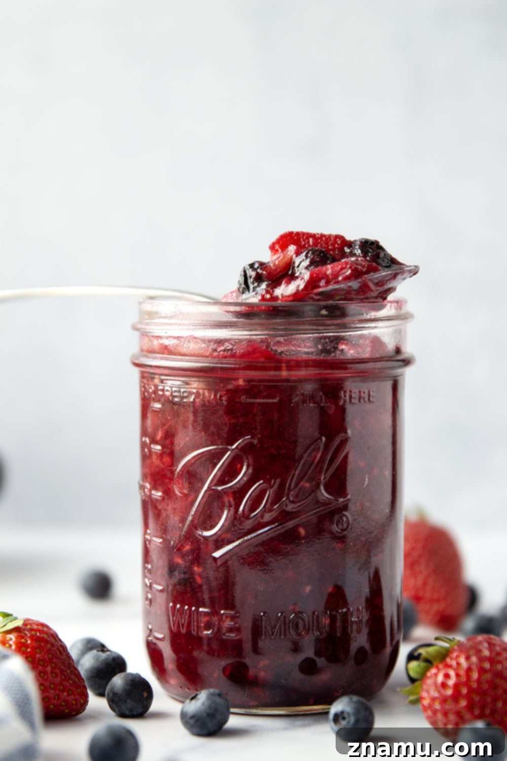 Tangy Rhubarb Berry Compote 2 Sweet, tangy and loaded with a triple dose of berries and lots of fresh rhubarb, this summery rhubarb berry sauce is amazing over pancakes, waffles, oatmeal, and even ice cream!