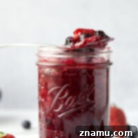 Tangy Rhubarb Berry Compote 8 Sweet, tangy and loaded with a triple dose of berries and lots of fresh rhubarb, this summery rhubarb berry sauce is amazing over pancakes, waffles, oatmeal, and even ice cream!