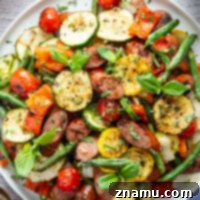 Zesty Marinated Grilled Summer Vegetables and Sausage 8 Marinated Grilled Summer Vegetables and Sausage