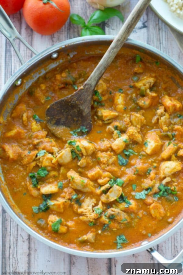 Signature Restaurant Chicken Tikka Masala 4 Chicken thighs are marinated in a flavorful, spiced yogurt marinade, then grilled and thrown into an incredible made-from-scratch tikki masala tomato sauce.---Serve with rice for a winner weeknight dinner! @WholeHeavenly