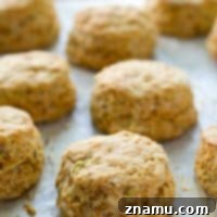 Zucchini Parmesan Buttermilk Biscuits