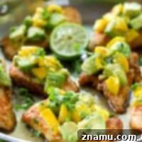 Cajun-Rubbed Chicken Tenders with Mango-Avocado Salsa