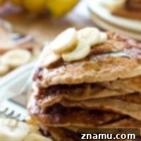 Bakery Banana Swirl Pancakes 10 Cinnamon Roll Banana Bread Pancakes