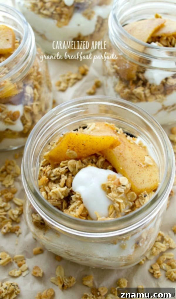 Peanut Butter Glazed Apple Streusel Coffee Cake 11 Caramelized-Apple-Granola-Breakfast-Parfaits