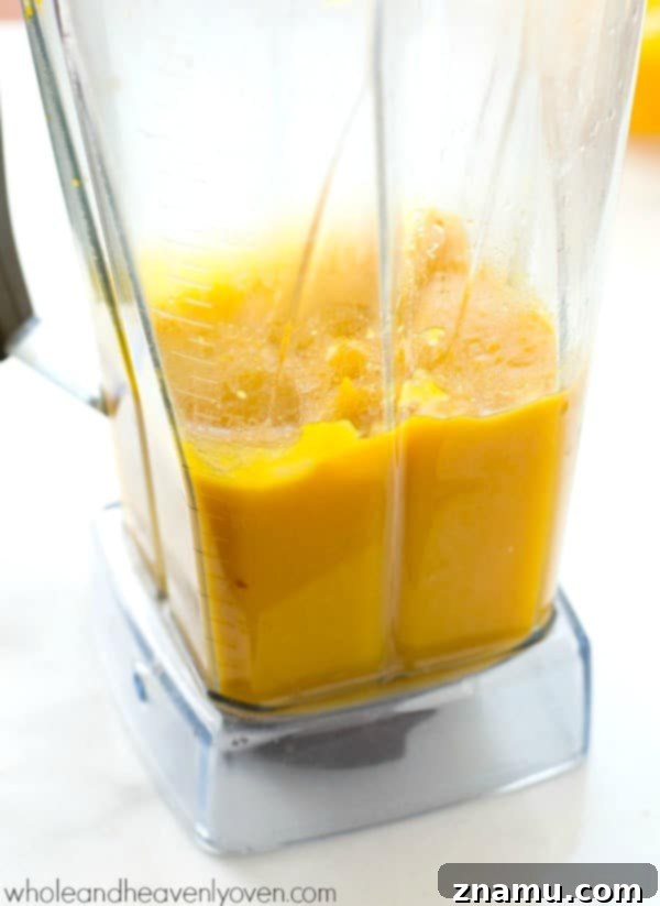 Whip Up Fresh Homemade Pumpkin Puree 6 The final steps: cooling, peeling the tender pumpkin, and blending it into a perfectly smooth, vibrant homemade pumpkin puree. @WholeHeavenly