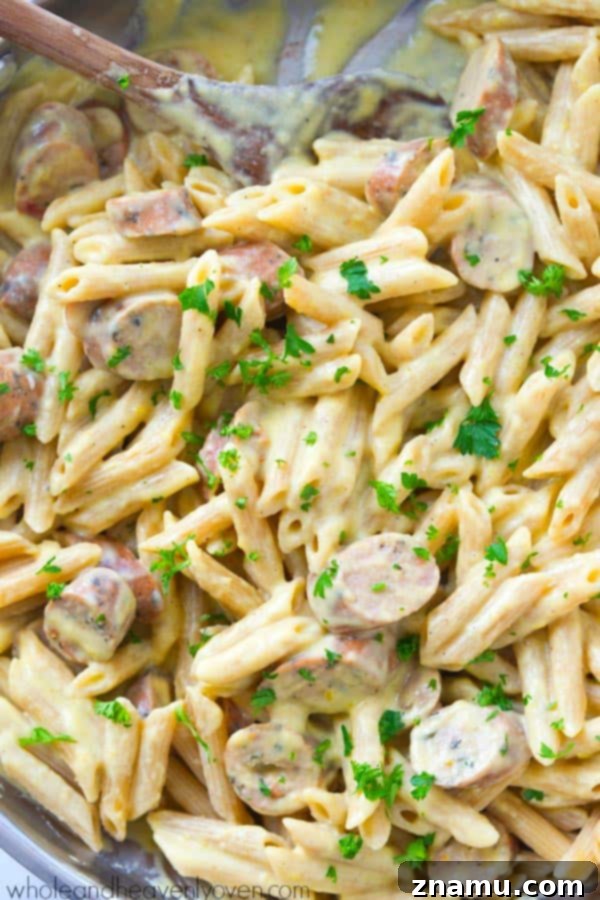 Harvest Pumpkin & Sausage Penne Alfredo 7 Delicious Pumpkin Sausage Alfredo Penne