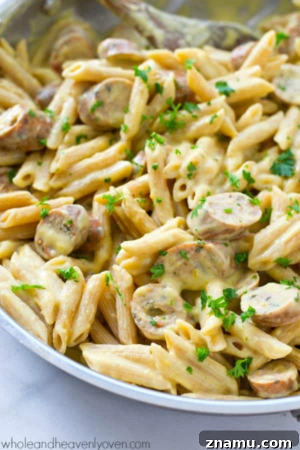 Harvest Pumpkin & Sausage Penne Alfredo 8 Pumpkin Sausage Alfredo Penne Ready to Serve