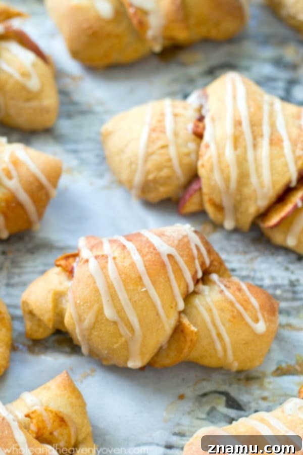 Garlic Rosemary Parmesan Knots 9 Pillow-soft Glazed Apple Pie Crescent Rolls filled with sugary spiced apples and topped with a sweet glaze, a perfect fall brunch treat.