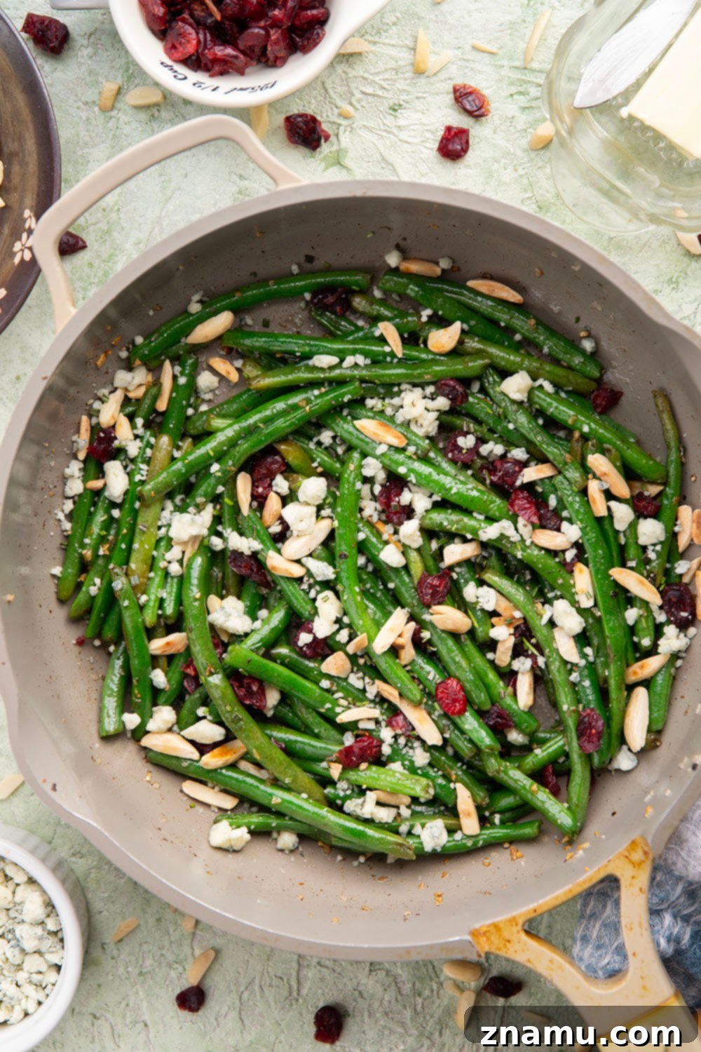 Brown Butter Green Beans with Cranberries 6 Versatile Green Bean Side Dish for Any Occasion