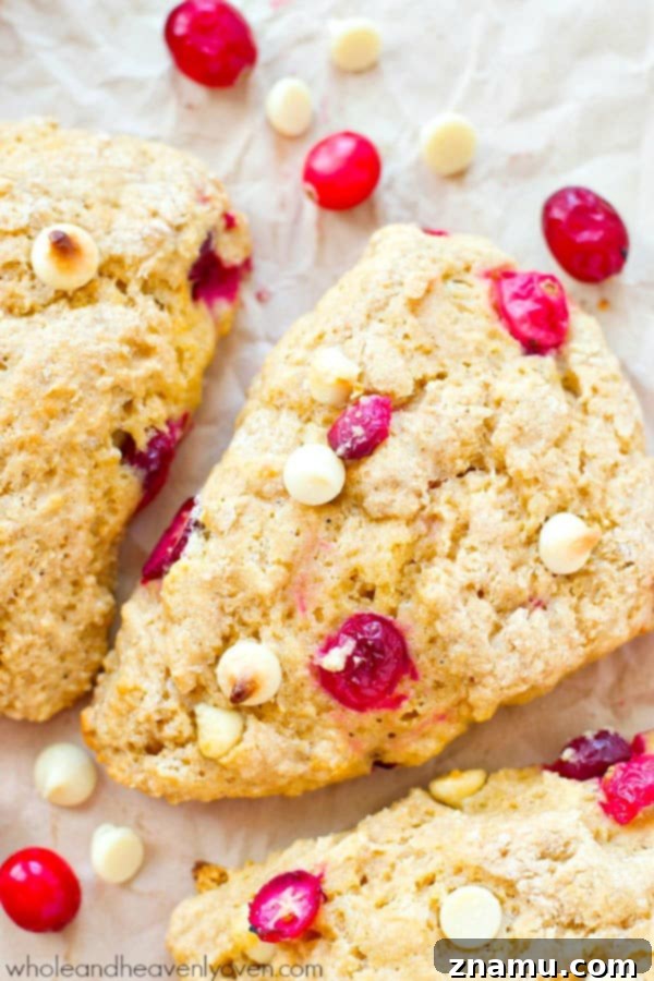 Cranberry Cheesecake Ripple Coffee Cake 11 Love the cranberry bliss bars from Starbucks? You'll love them even more in scone form!