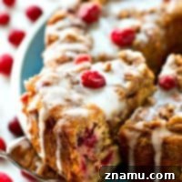 Cranberry Cheesecake Ripple Coffee Cake 9 Swirled with a luscious cheesecake filling and topped with streusel and lots of glaze, this cranberry cheesecake swirl coffee cake is the ultimately impressive holiday breakfast!