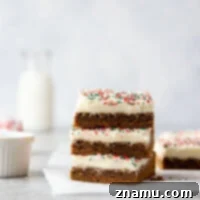 Chewy Ginger Spice Bars 8 These soft and chewy gingerbread cookie bars are topped with a rich cream cheese frosting and absolutely melt in your mouth!