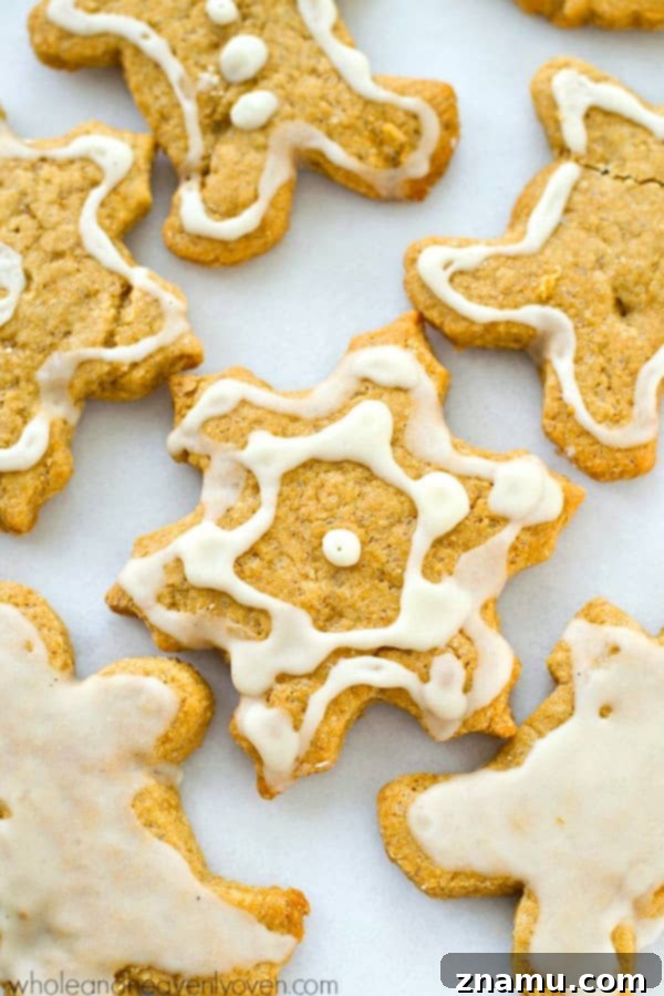 Coconut-Infused Eggnog Sugar Cookie Cut-Outs 2 Incredibly soft and chewy cut-out sugar cookies made with coconut oil, topped with eggnog icing.