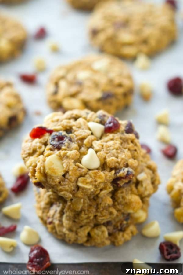 25 Whole and Heavenly Oven Recipes We Loved in 2015 8 Soft, chewy cranberry white chocolate oatmeal cookies.