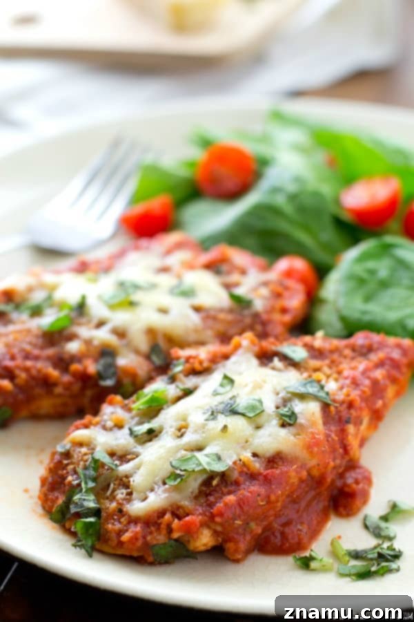 30-minute One-Skillet Chicken Parmesan with pasta