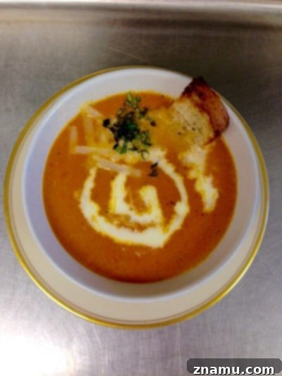 Sizzling Starts: My Culinary School Debut 23 Soup Swirl Attempt 1