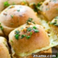 Ultimate Garlic Butter Monte Cristo Pull-Apart Sliders 9 Garlic Butter Monte Cristo Pull-Apart Sliders