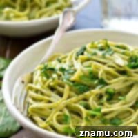 Guilt-Free Creamy Spinach Fettuccine Alfredo 9 Lighter Creamy Spinach Fettuccine Alfredo